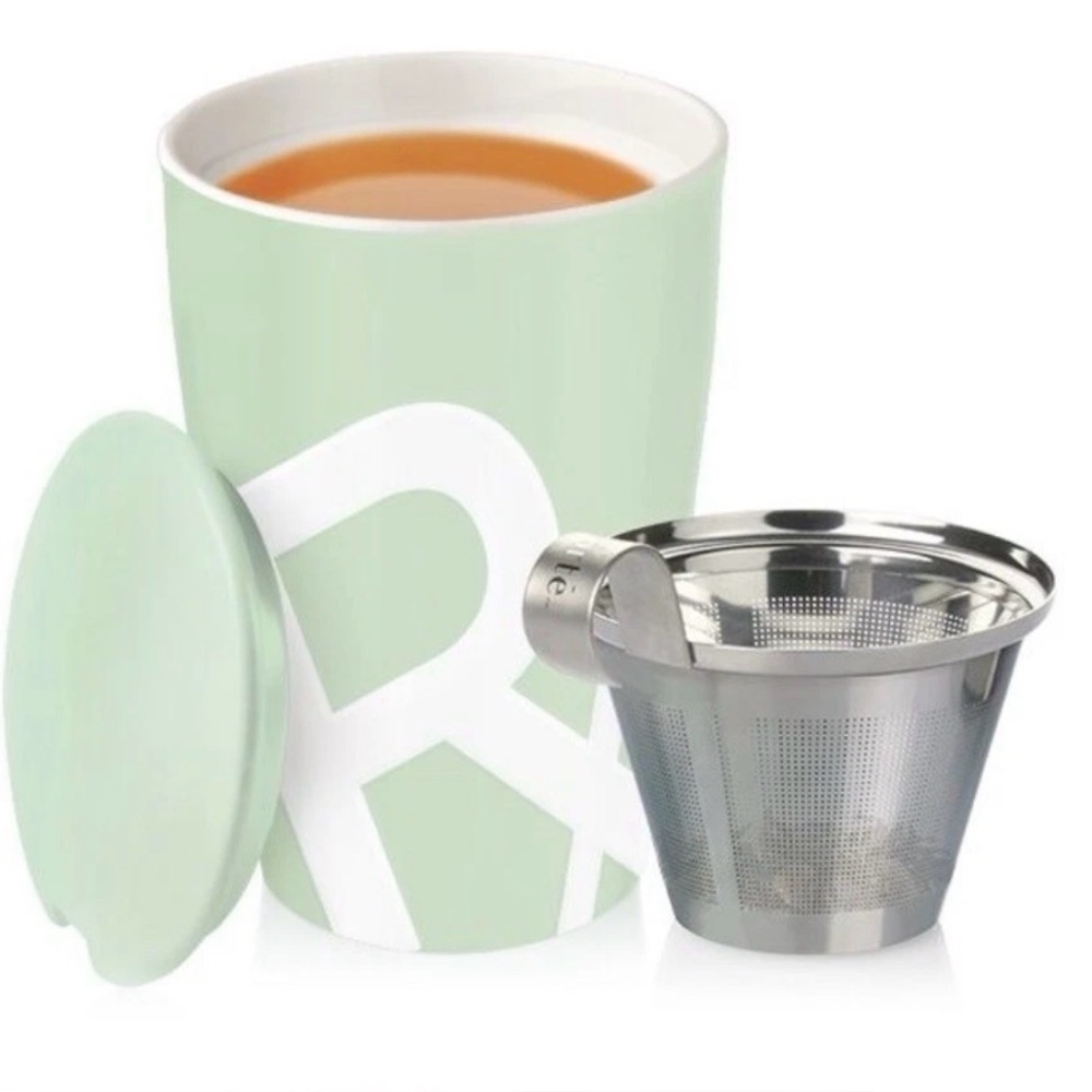 ☕✨ NEW Tea Forte KATI Cup Sipscriptions Mug with Lid & Infuser Basket 12 oz.